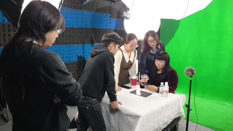 绿幕拍摄场景